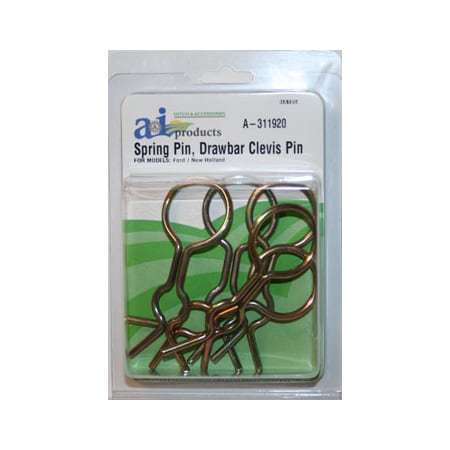 A & I Products Pin, Drawbar Clevis Spring, 5 pack 4.5" x4.5" x2" A-311920